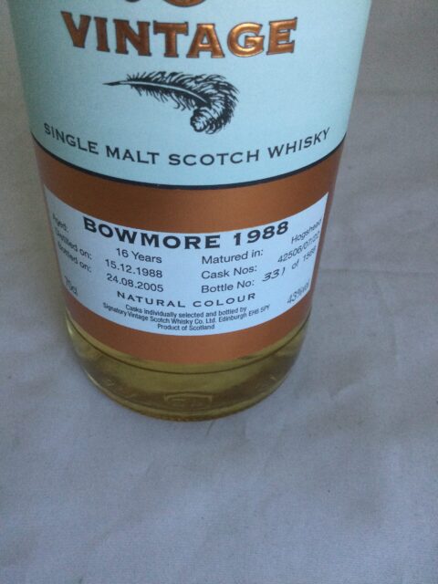 Bowmore 1988 SV - Afbeelding 3